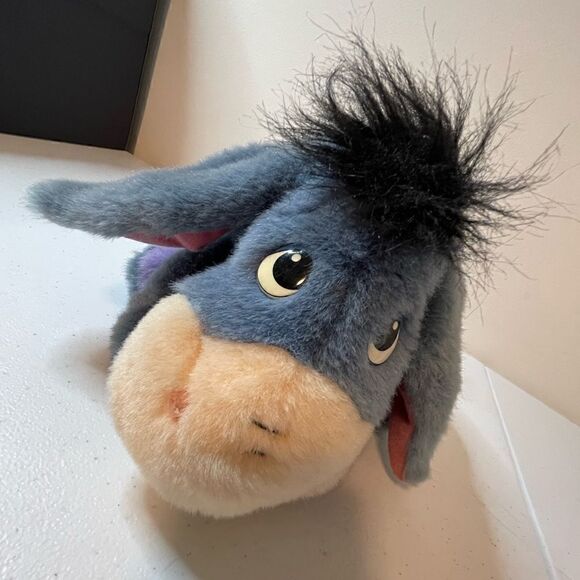 Vintage 1999 Fisher-Price Ask Me More Eeyore Talking Plush Toy Moving Head Moves - Picture 1 of 5